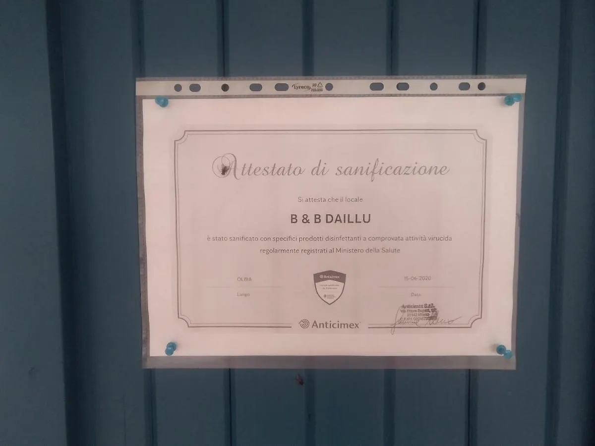 B&B Daillu Olbia Italy